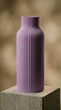 Интерьерная ваза "Fluted Bottle" 5 х 5 з 15 см - изображение 3