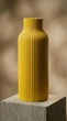 Интерьерная ваза "Fluted Bottle" 8 x 8 x 22 см - изображение 4