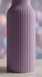 Интерьерная ваза "Fluted Bottle" 5 х 5 з 15 см - изображение 5