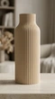 Интерьерная ваза "Fluted Bottle" 5 х 5 з 15 см - изображение 5