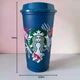 Многоразовый стакан Starbucks Blue Abstract Edition 480 мл - изображение 2