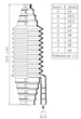 Чохол рульового механізму SPIDAN 84278 Volkswagen Golf, Polo, Passat, Caddy, Jetta, Vento; Chrysler Voyager; Ford Escape, Galaxy, Mondeo; Seat Toledo; BMW E82 - изображение 2