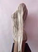 Жіноча прозора кофтинка у вертикальну смужку з високим коміром Honey Fashion Accessories S/М бежевий (10-140) - зображення 5