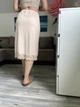 Спідниця-комбінація міді з мереживною обробкою Honey Fashion Accessories S/M бежевий (10-148) - зображення 6