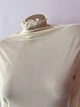 Прозора кофтинка-сітка водолазка з високим коміром Honey Fashion Accessories М/L бежевий (10-142) - зображення 5