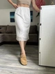 Спідниця-комбінація міді з мереживною обробкою Honey Fashion Accessories S/M білий (10-148) - зображення 3