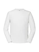Мужская футболка с длинным рукавом Fruit of the Loom Valueweight Long Sleeve 100% хлопок,размер M, Белая - изображение 6