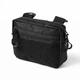 Сумка через плечо Hunter Mini Black, барсетка из Оксфорда 1000Д, черная, с Velcro-панелью для патчей (20х15х5 см) - изображение 6
