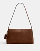 Сумка жіноча Coach Chelsea Shoulder Bag 30 CDS59 замшева/коричнева - изображение 3