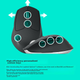 Мышь Logitech M720 Wireless/Bluetooth Black - изображение 5