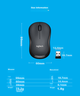Мышь Logitech M220 Silent Wireless Black/Grey - изображение 6