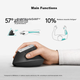 Мышь Logitech MX Lift Vertical Ergonomic Bluetooth Black/Grey - изображение 4