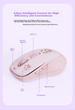 Мышь Lenovo ERAZER N300 Wireless/Bluetooth Rose - изображение 8