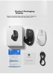 Мышь HP Professor 1 Wireless/Bluetooth White - изображение 7