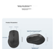 Мышь Rapoo M300G Wireless/Bluetooth Dark Grey - изображение 8