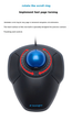 Трекбол Kensington Orbit USB Black/Blue (K72337) - изображение 5