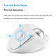 Трекбол Kensington TB550 Wireless White (K72185) - изображение 4