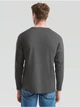 Мужская футболка с длинным рукавом Fruit of the Loom Valueweight Long Sleeve 100% хлопок,размер XL, Графит - изображение 3