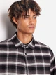 Рубашка хлопковая мужская Armani Exchange 624541518 M Серая (1161489197) - изображение 4