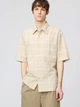 Рубашка хлопковая мужская Uniqlo 773010296 XL Бежевая (1161496350) - изображение 1