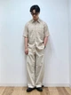 Рубашка хлопковая мужская Uniqlo 773010296 XL Бежевая (1161496350) - изображение 5