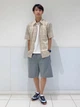 Рубашка хлопковая мужская Uniqlo 773010296 XL Бежевая (1161496350) - изображение 9