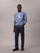 Свитшот на флисе мужской Calvin Klein 556034745 XL Голубой (1161402690) - изображение 3