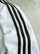 Женская спортивная кофта Adidas весна-осень трикотажная зипка белая M размер - изображение 8