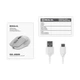 Мышка REAL-EL RM-480W Wireless/Bluetooth White (EL123200050) - изображение 8