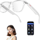 Умные AI-очки Domhong Bluetooth, перевод 164 языков, Open-Ear аудио, микрофон, Hands-Free, UV/Blue Light - изображение 2