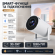 Проектор смарт мини проектор для дома Android 11 WiFi Bluetooth игровой проектор приставка для игр фильмов видео 1280x720 150 ANSI 1000:1 HDMI USB 100 дюймов - изображение 4