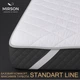 Наматрасник №235 Стандарт Woollen (обычный на резинке по углам) 70*140 - изображение 3