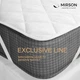 Наматрасник №5003 Exclusive Line Light (обычный на резинке по углам) 100*200 - изображение 4