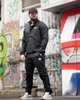 Чоловічий спортивний костюм RETRO Nk Black ТР6943 — Чорний ретро-костюм (Олімпійка на змійці) L - зображення 2