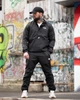 Чоловічий спортивний костюм RETRO Nk Black ТР6943 — Чорний ретро-костюм (Олімпійка на змійці) L - зображення 3