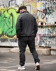 Чоловічий спортивний костюм RETRO Nk Black ТР6943 — Чорний ретро-костюм (Олімпійка на змійці) L - зображення 6