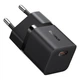 Зарядное устройство Baseus GaN5 Mini Fast Charger 25W Сетевой адаптер Type-C с быстрой зарядкой PD3.0/QC3.0/AFC/FCP/PPS и кабелем Type-C to Type-C 100W, Черный - изображение 2