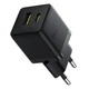 Зарядний пристрій Baseus Palm Fast Charger 20W Мережевий адаптер Type-C/USB зі швидкою зарядкою PD3.0/QC3.0, Чорний - зображення 3