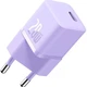 Зарядний пристрій Baseus GaN5 Mini Fast Charger 20W Мережевий адаптер Type-C зі швидкою зарядкою QC3.0/PD3.0, Фіолетовий - зображення 1