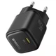 Зарядное устройство Baseus PicoGo GaN Fast Charger 45W Сетевой адаптер Type-С с быстрой зарядкой PD3.0/QC3.0/AFC/SCP/FCP, Черный - изображение 2