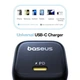 Зарядное устройство Baseus PicoGo GaN Fast Charger 45W Сетевой адаптер Type-С с быстрой зарядкой PD3.0/QC3.0/AFC/SCP/FCP, Черный - изображение 4
