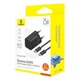 Зарядное устройство Baseus GaN5 Mini Fast Charger 25W Сетевой адаптер Type-C с быстрой зарядкой PD3.0/QC3.0/AFC/FCP/PPS и кабелем Type-C to Type-C 100W, Черный - изображение 6