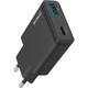 Зарядное устройство Proove Slender 45W Сетевой адаптер 1USB/1Type-C с быстрой зарядкой QC4+/PD3.0, Черный - изображение 4