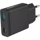 Зарядное устройство Proove Slender 45W Сетевой адаптер 1USB/1Type-C с быстрой зарядкой QC4+/PD3.0, Черный - изображение 7