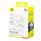 Зарядний пристрій Baseus Palm Fast Charger 30W Мережевий адаптер Type-C зі швидкою зарядкою QC3.0/PD3.0 та кабелем Type-C to Type-C 60W, Білий - зображення 6