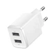 Зарядное устройство Baseus Compact 10.5W Сетевой адаптер 2USB, Белый - изображение 4