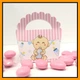 Подарочные коробочки для гостей с карточками (25 шт) Baby Shower / Крестины, розовые - изображение 6