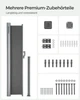 Бічна маркіза SONGMICS GSA205G 200×350 см з висувним полотном, антрацит - зображення 6
