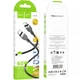Дата кабель Hoco X109 Energy silicone Type-C to Type-C 60W (1m) Black - изображение 2