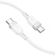 Дата кабель Hoco X109 Energy silicone Type-C to Type-C 60W (1m) White - изображение 2